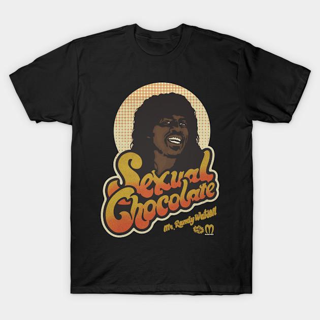 Men Black Print T-shirt Mr. Randy Watson No-Cut Transfer Paper Print Cotton Tshirt 2XL чёрный