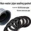 Universal Kitchen Sink Drain Pipe Sealing Ring - 45mm/56mm Rubber Gasket & Flat Washer