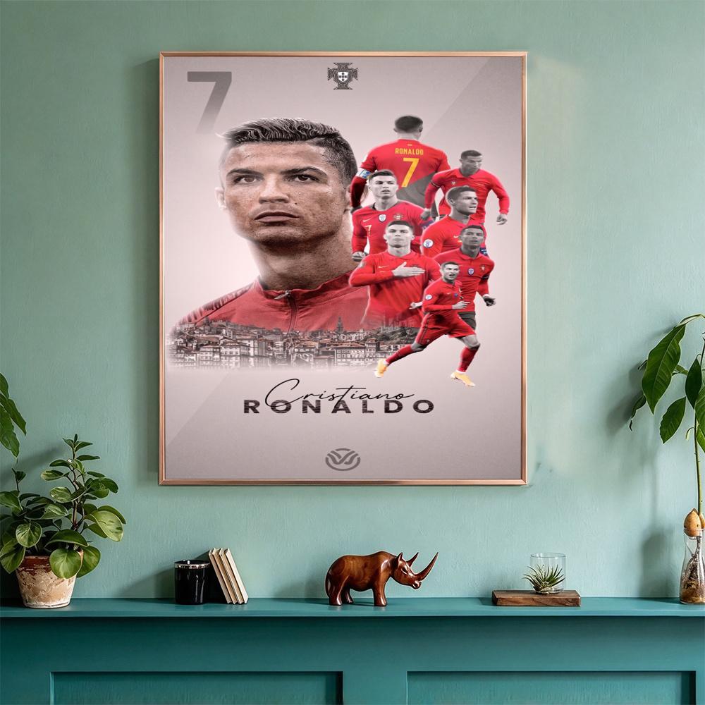 Cristiano Ronaldo 5D Diy Diamond Paintings Mosaic Wall Round Diamond Art Painting Kits Embroidery Crystal Accessories Frameless