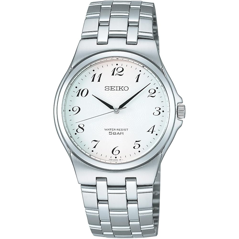 Seiko Spirit SCXP027 Men s Watch Stainless Steel Case Black Dial Water Resistant