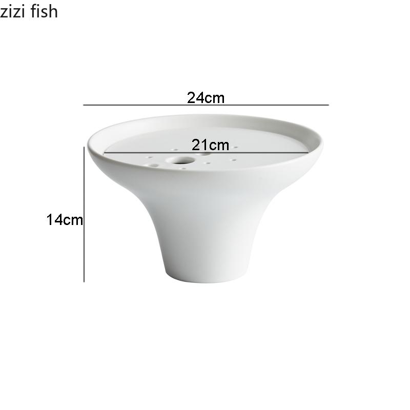 Ceramics Sashimi Sushi Plate Dinner Dish Tableware Cooking Plate Dry Ice Tray Household Restaurant Fruit Pastries Dessert Trays