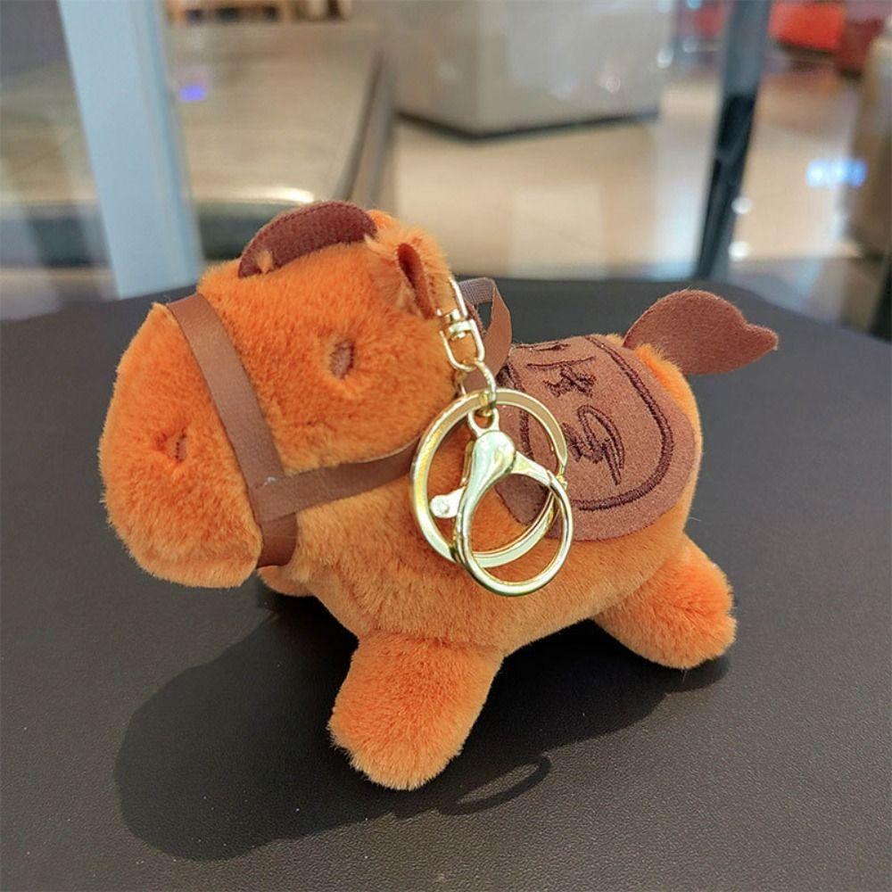 Feel Comfortable Doll Plush Keychain Kawaii Plush toy pendant Pony Keychain  Car Key Pendant