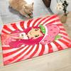 1Pc Strawberry Shortcake Dreamscape Carpet Rug Customizable Soft Washable Antislip Home Living Room Sofa Mats Personalized Rug 0917253