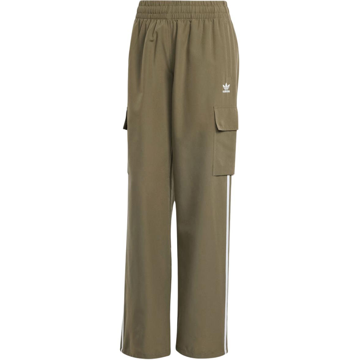 adidas Originals Women s Adicolor Cargo Pants Olive Green IX5964 M