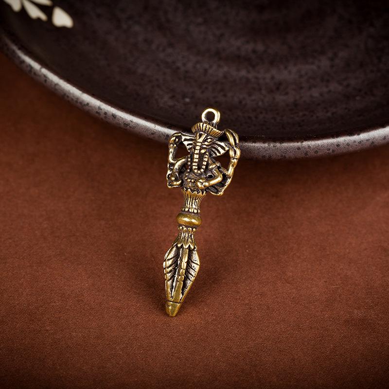 

Брелок и подвеска для автомобиля из латуни в виде пестика Ваджра