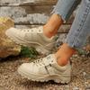 Women's Sports Shoes Outdoor Hiking Women's Sneakers Work Shoes Retro Casual Sneakers Trekking Climbing Low Canvas Shoe