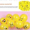 100 Balloons Helium, Emocions Balloons Smiley, Party Balloons Yellow Set, Latex Balloons For Birthday Decoration Wedding Party