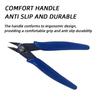 10PCS 170 Model Scissors Blue Diagonal Pliers Electronic Pliers Plastic Water Nozzle Pliers Electronic Cutting Nozzle Pliers