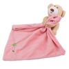 Schöne Bär Plüsch Schnuller Sicherheit Decke Weiche Baby Kinder Spielzeug Neugeborenen Geschenk Rosa