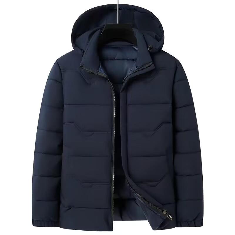 Winter Men's Down Cotton Clothes Short Anti-warm Large Size Thickened Medium Men's Cotton-padded Clothes