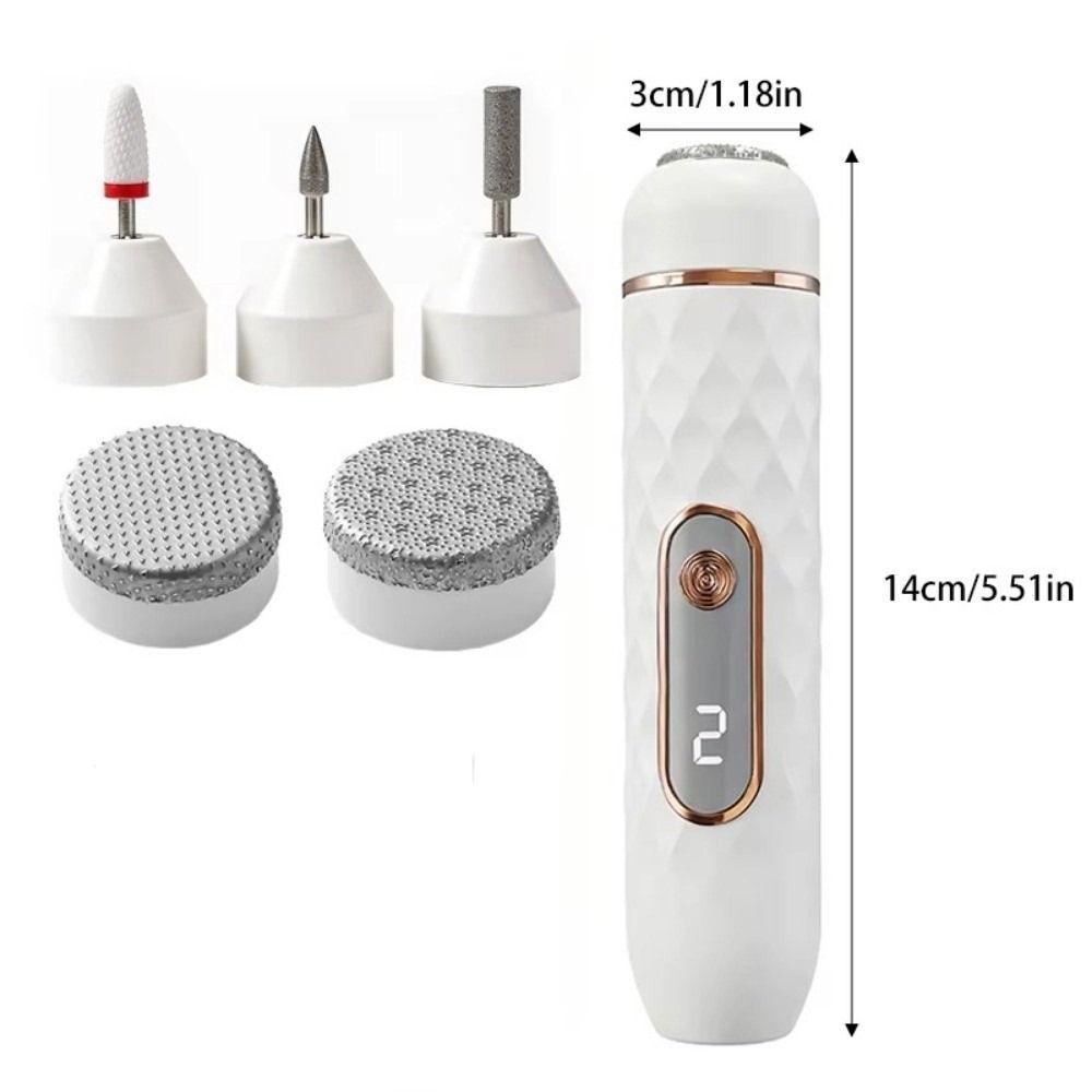2/5 In 1 Foot Trimmer Adjustable Callus Remover Pedicure Tool Electric Foot File Foot Care Tool