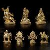 7pcs/set Gold Plating Tibetan Buddhist Supplies Seven Treasured Symbol Temple/Home/Office Putting Decorate Craft Statues