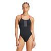 Adidas Womens/Ladies Ripstream 3 Stripes One Piece Swimsuit
