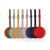1PCS Pu Leather Luggage Tag Round Women Men Travel Baggage Tags Suitcase Name ID Address Holder Label Hand Bag Tag