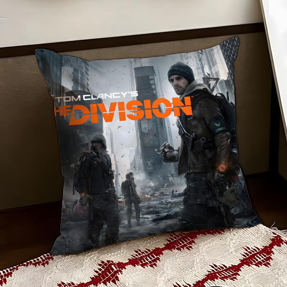 The DDivision 2game Cushion Cover Reversible Soft Durable Pillow Cover Home  Car MultiScene Use for Daily Comfort