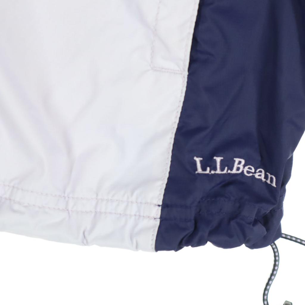 L.L.Bean brand logo Long sleeve Nylon jacket M Hoodie included Women Used