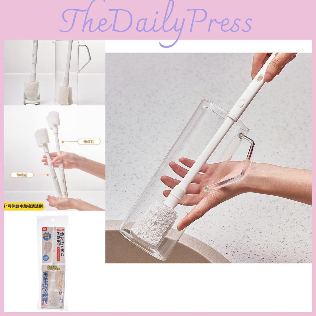 Pp Wood And Pulp Sponge Cup Brush For Home And Cleaning Kitchen