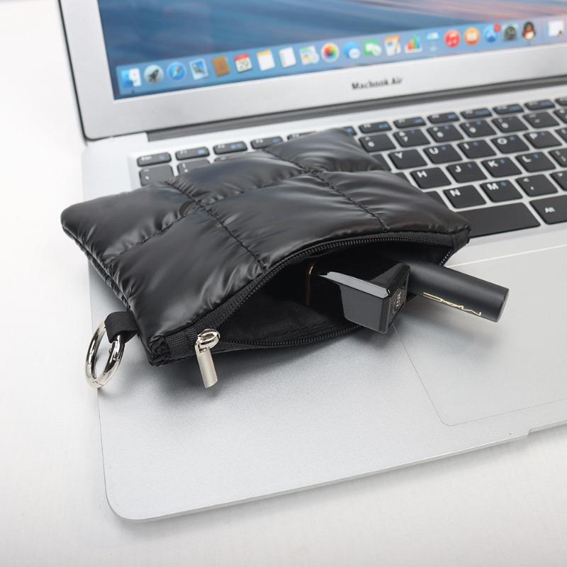 New down cotton computer bag women's Apple IPad liner bag padded cotton notebook shoulder handbag