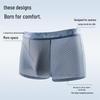 MIIOW Men's Ice Silk Antibacterial Mesh Boxer Briefs