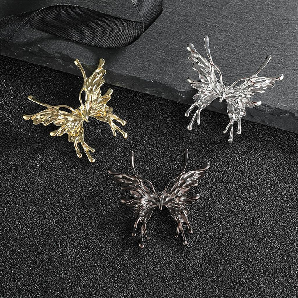 1Pc Unique Trendy Butterfly Brooch Elegant Romantic Animal Pin Elegant Charm Jewelry Accessories Party Birthday Gift Souvenir
