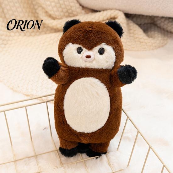 Non-shedding Baby Doll Fox Stuffed Animal with Sound, Cartoon Plush Bear Squirrel Toy, Hands-on Skill Toy Soft Cuddle for Children, Birthday Gift Boys
