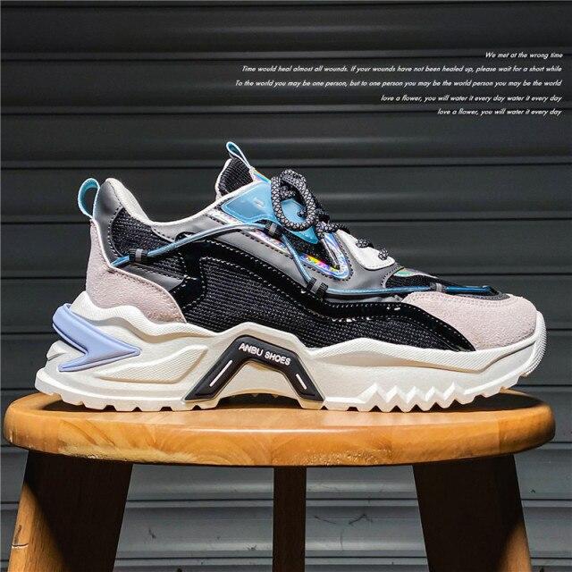 Men 'S Sneakers Fashion Breathable Male Running Shoes High Quality Platform Tenis Masculino  Plus Size 44