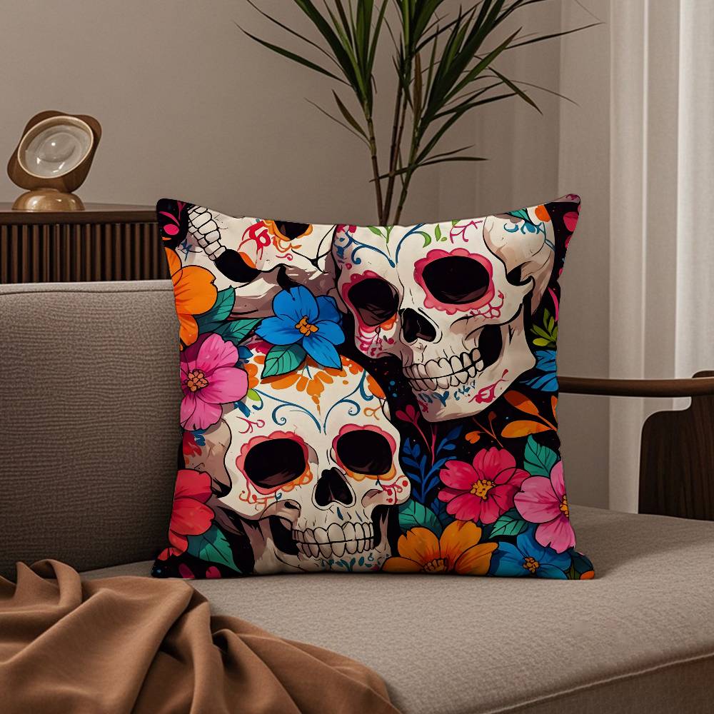 Anime Tag der Toten Kissenbezug Komfort Sofa Bett Seidig Elegant Verdeckter Reißverschluss Benutzerdefinierte Dekorative Kissenhülle