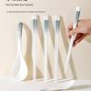 Simple Ceramic Long-handled Soup Spoon and Chopsticks Set for Home and Restaurant Use