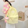 Student backpack Women's new large-capacity outdoor lightweight schoolbag Middle school student candy-colored backpack
