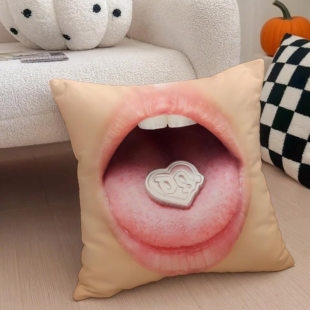 Experimental Swedish Rapper B-Bladee Cushion Cover Throw Pillow Cover Hidden Button Durable Polyester Chair Cushion
