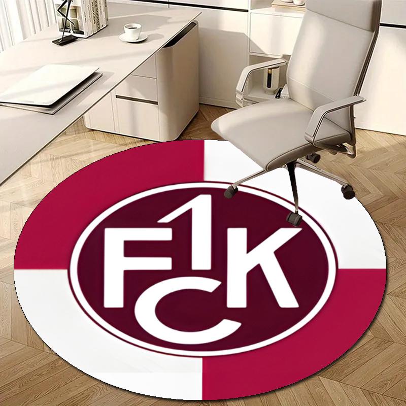 Personalized 1.FC Kaiserslautern Round Chair Office Rug - Perfect for Mat, Office Chair & More - Ideal Gift for Birthdays and Holidays