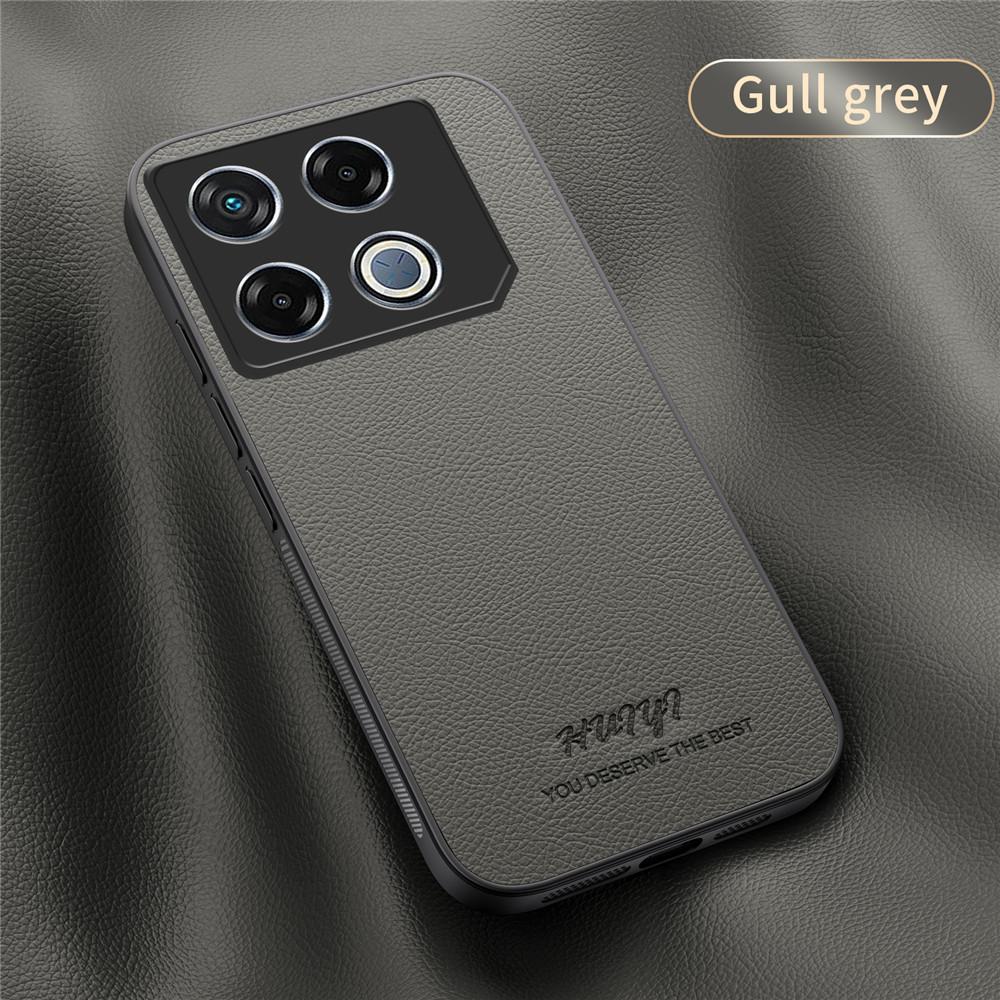 

Роскошный кожаный чехол-книжка с мягкой рамкой и магнитной застежкой для Infinix Infinix GT 20 Pro GT20Pro X6871 Infinix GT20 Pro серый