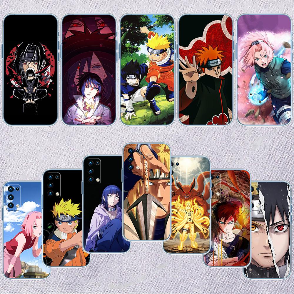 Cartoon Naruto Transparent Phone Case for Motorola Moto Edge 20 30 40 50 S30 Fusion Ultra Pro Neo Lite + G200 G23