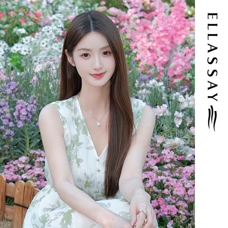 

ELLASSAY Elegant Floral Mulberry Silk Midi Dress M