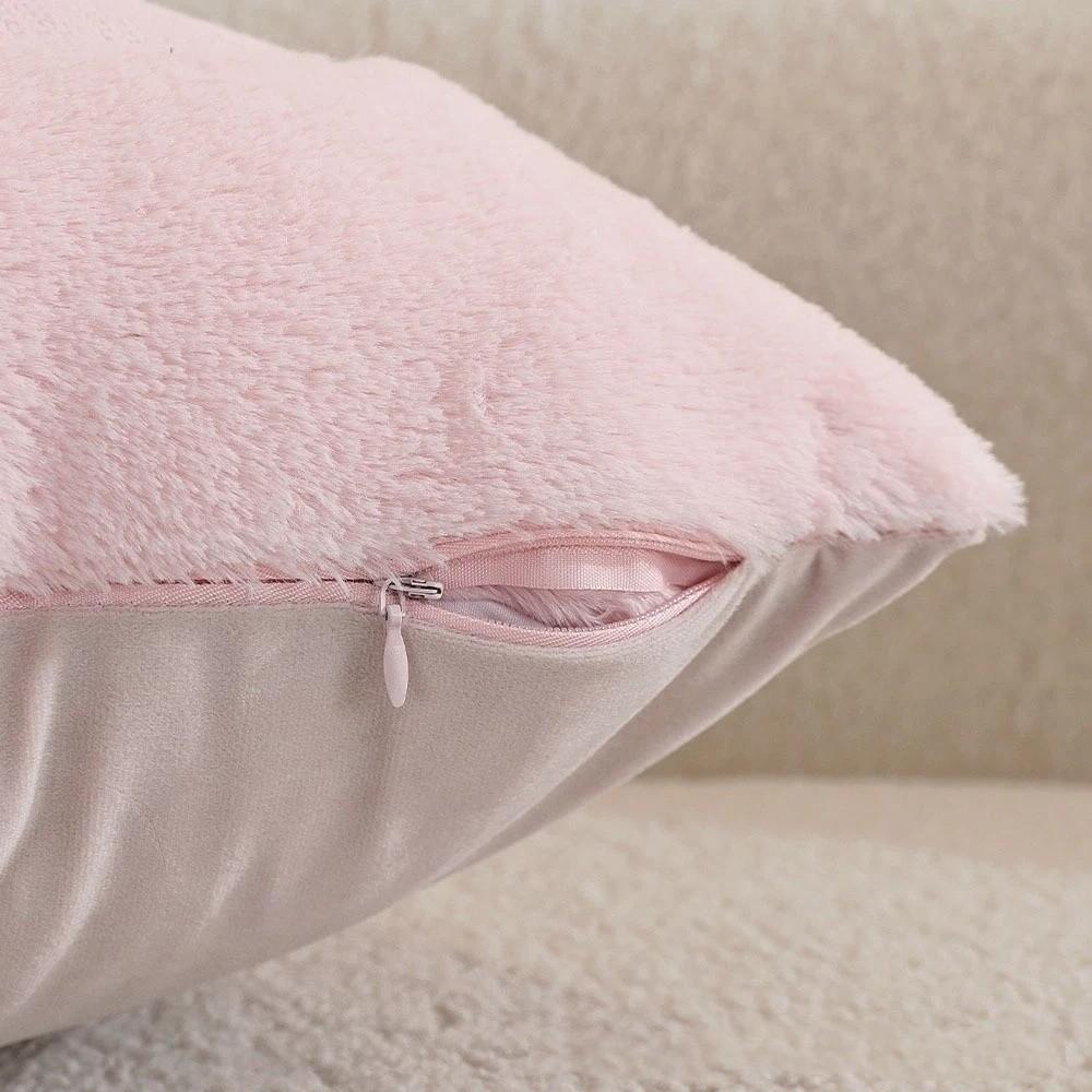 Cute Cartoon Easter Bunny Pillow Cover Cozy Decorative Rabbit Pattern Pillowcase Soft Pillowslip Gifts
