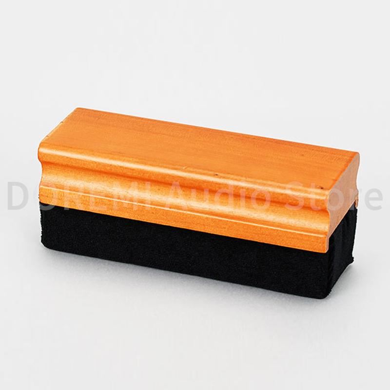 Anti-Static Vinyl Record Cleaning Brush Cleaner Velvet Dust Remover Brush for Phonograph Turntable LP Vinyl Records Cleaning