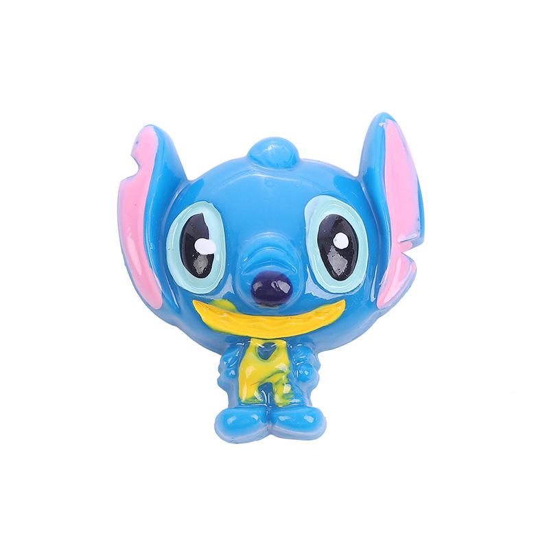 Cartoon Stitch Epoxy Phone Case & Resin Fridge Magnet Storage Box Sticker Set