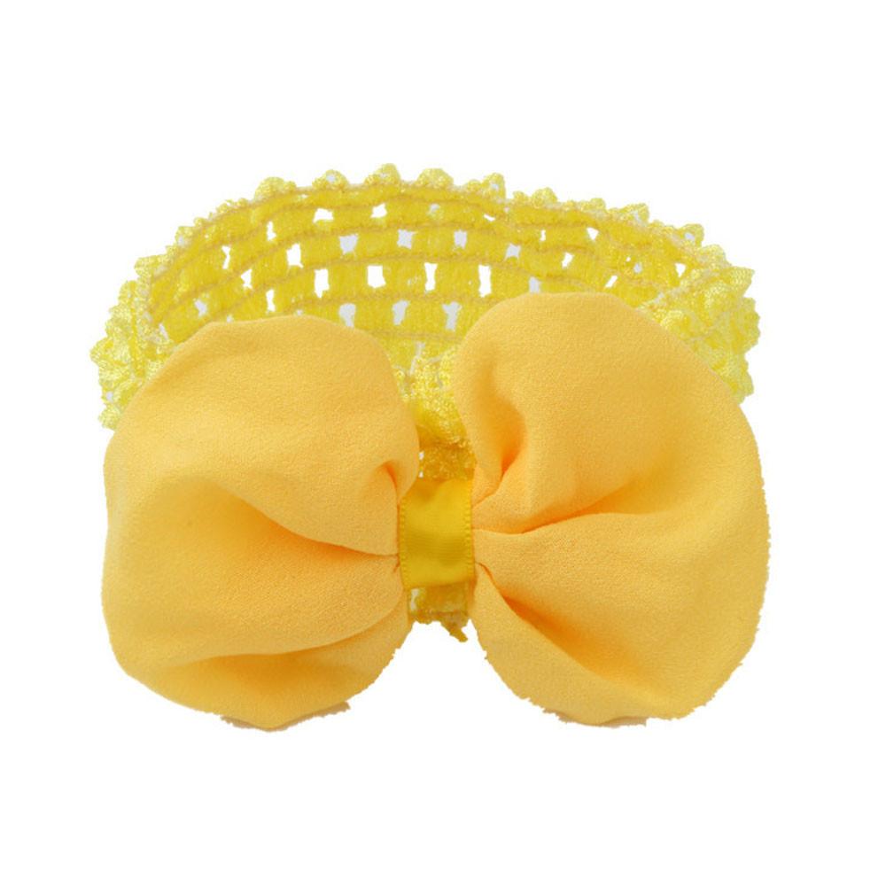 

Baby Girls Flower Headbands Photography Props Headband Accessories жёлтый