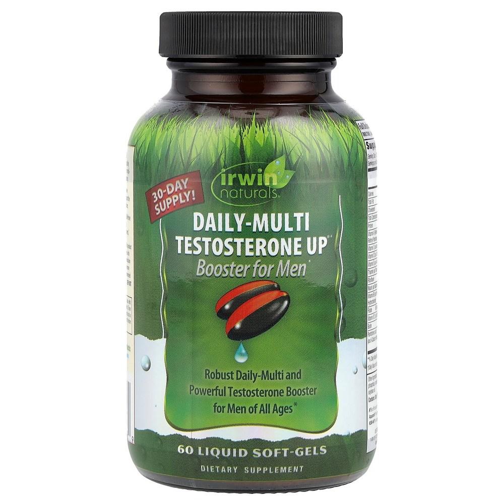 Irwin Naturals Testosterone Booster Liquid Daily-Multi Up ® For Men 60