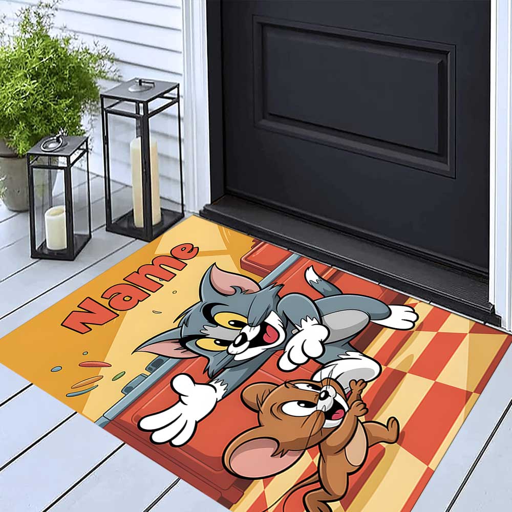 Warner Bros. Works (58) Customize your name rug, office chair cushion, home bedroom living room gift.