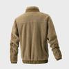 European and American Blue Stand-Up Collar Polar Fleece Lamb Wool Coat