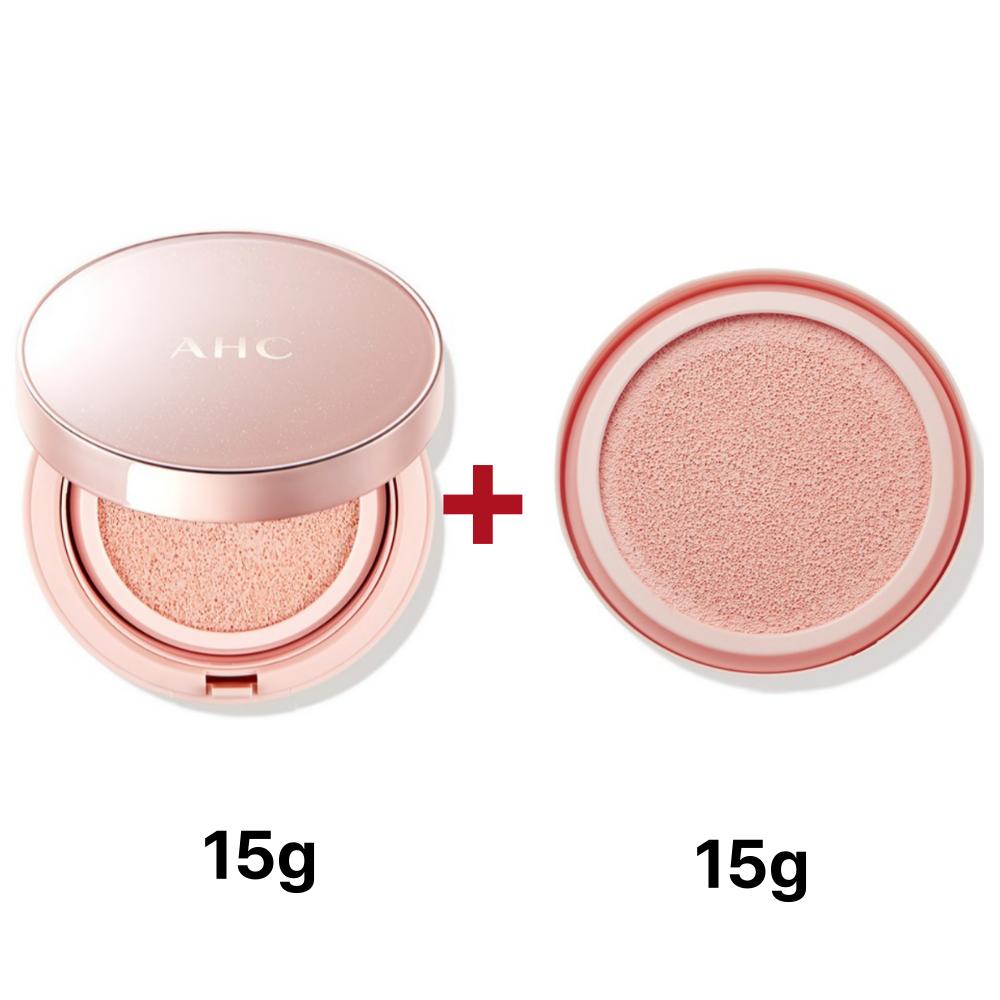 A.H.C AURA SECRET Tone-Up Cushion Set (15g+refill15g)