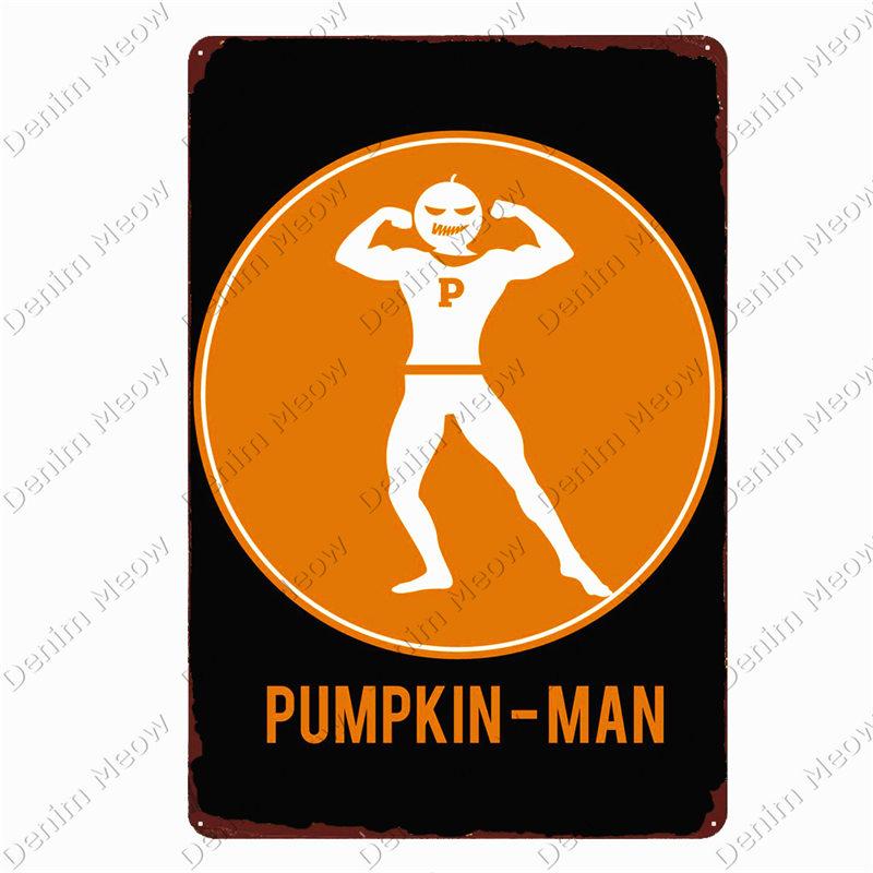 Halloween Party Poster, Happy Halloween Vintage Metal Signs, Bar, Pub, Cafe, Home Decor, Tin Painting, Tin Plate, N369