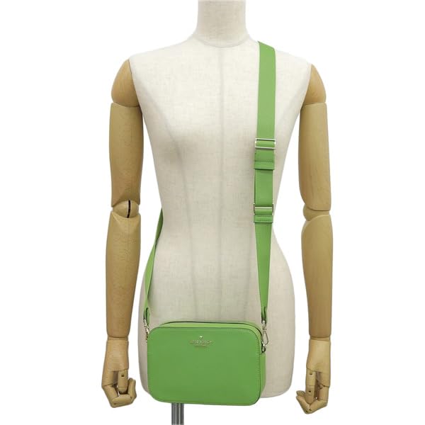 Kate Spade Madison Mini Camera Bag KC584 in Saffiano Leather Shoulder Outlet (Turtle Green) - Women's Bag,