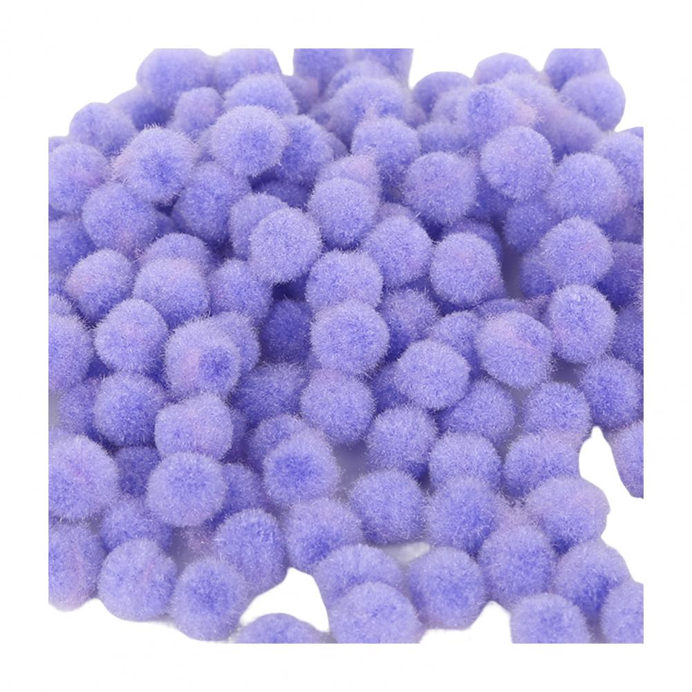 Pom Pom Craft Supplies Colorful Pom Embellishments Crafting Poms 10mm Fluffy Felt Balls for Dolls Diy Decorations for Garland