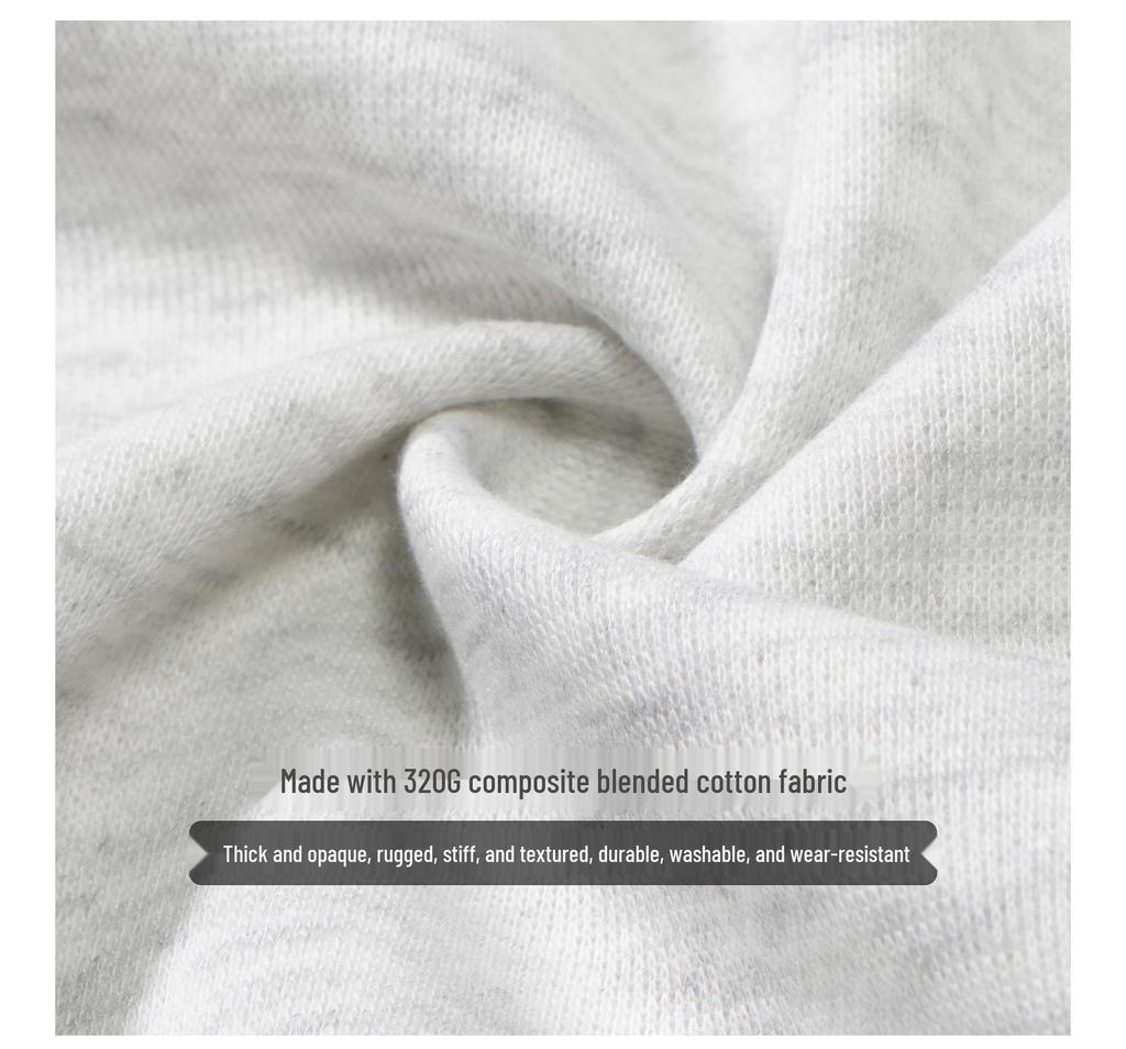 320g Unisex Youthful Trendy Loose Color Block Zipper Raglan Hoodie Cardigan