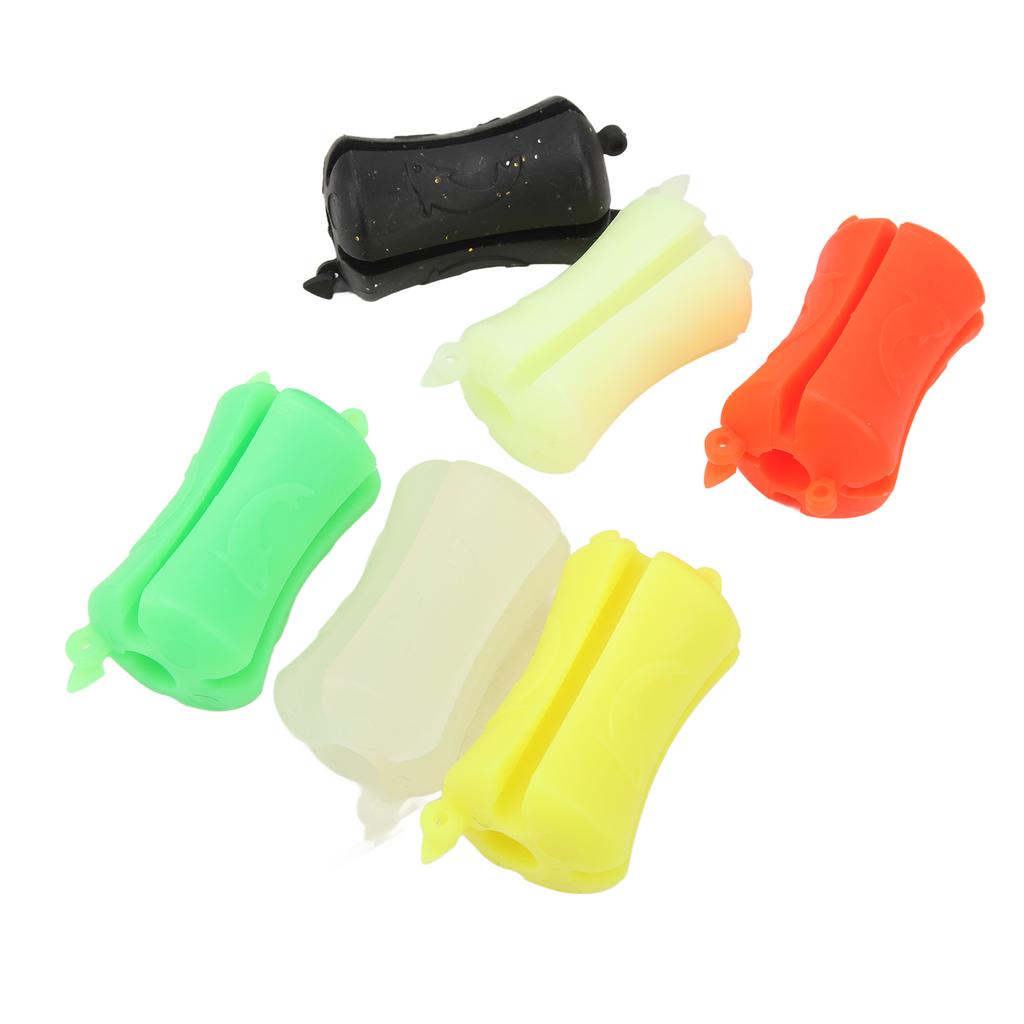 6pcs Portable Fishing Rod Fixed Ball Fishing Pole Binding Clip Fishing Rod Ball Antislip Fishing Pole Clip for Boat