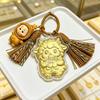 999 Pure Gold Horse Keychain Pendant: Instant Wealth Charm for Phone, Bag, or Car