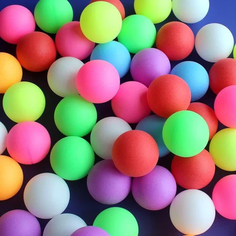KIYERSY Colorful Practice Ping Pong Balls