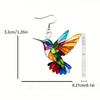 Spring Festival Colorful Bird Acrylic Earrings For Women  Selling Fashion Retro Earrings Jewelry Gifts Wholesale
